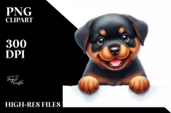 Funny Baby Rottweiler | Sublimation | Clipart Product Image 3