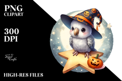 Cute Baby Parrot Halloween PNG Product Image 2