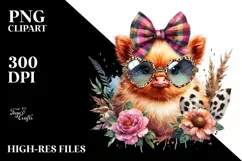 Chick Animal Print | Clipart Product Image 3