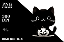 Funny Black Cat PNG Product Image 2
