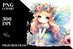 Colorful Fairy Clipart Product Image 3