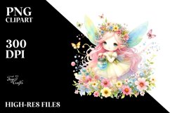 Colorful Fairy Clipart Product Image 3