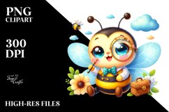 Happy Baby Bee PNG Product Image 2