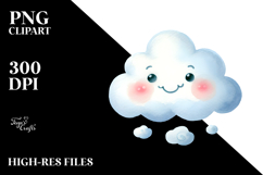 Happy Cloud, PNG Product Image 2