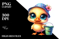 Goofy Baby Duck, PNG Product Image 2