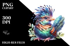 Vibrant Baby Chachalaca | Sublimation | Clipart Product Image 3