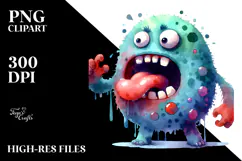 Funny Werewolf Design, Transparent PNG Product Image 2