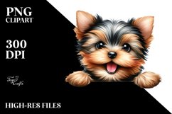 Crazy Baby Yorkshire Terrier | Summer Clipart Product Image 1