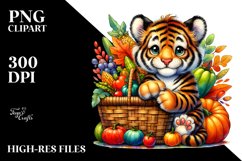 Colorful Baby Tiger | Sublimation | PNG Clipart Product Image 3