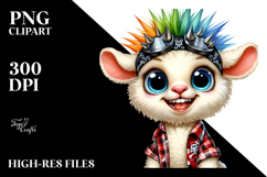 Vibrant Monkey Made of Flowers PNG Product Image 2