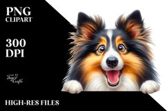 Crazy Looking Collie | Sublimation | Clipart Product Image 3