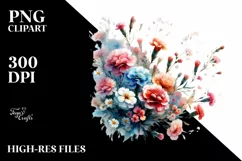 Monkey made of Flowers, Transparent PNG Product Image 3