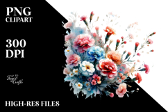 Monkey made of Flowers, Transparent PNG Product Image 2