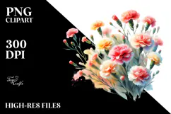 Monkey made of Flowers, Transparent PNG Product Image 2