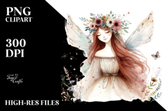 Boho Fairy White Background PNG Product Image 2