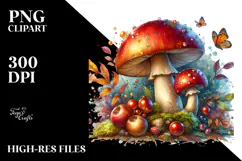 Detailed Shiny Mushroom, Transparent PNG Product Image 2
