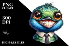 Happy Hummingbird Tie Clipart Product Image 1