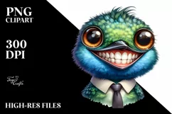 Happy Hummingbird Tie Clipart Product Image 1