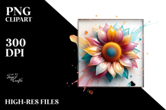 Pastel Sunflower PNG Product Image 2