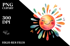Colorful Sun PNG Product Image 2