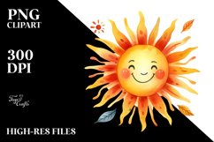 Smiling Sun PNG Product Image 2