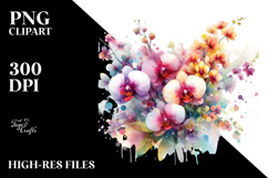 Colorful Orchid PNG Product Image 2