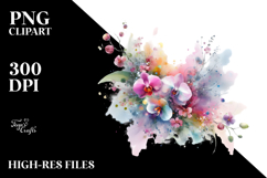 Colorful Orchid PNG Product Image 2