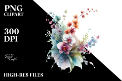 Colorful Orchid PNG Product Image 2