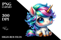 Expressive Unicorn PNG Product Image 2