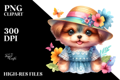 Colorful Baby Dog with Beachwear Product Image 2