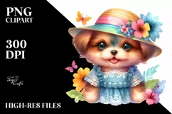 Colorful Baby Dog with Beachwear Product Image 3