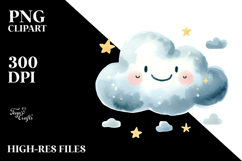 Happy Cloud, PNG Product Image 2