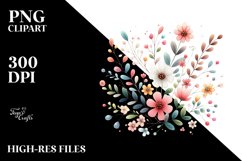 Cute Doodled Flower PNG Product Image 2