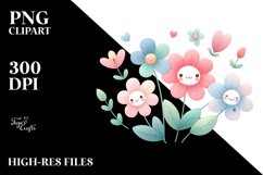 Cute Doodled Flower PNG Product Image 2