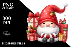 Red Christmas Gnomes PNG Product Image 2