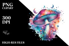 Colorful Magical Celestial Mushroom Product Image 3