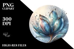 Shiny Tulip Abstract | Sublimation | Clipart Product Image 1
