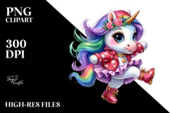 Dancing Baby Unicorn PNG Product Image 2