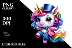 Dancing Baby Unicorn PNG Product Image 2