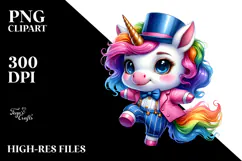 Dancing Baby Unicorn PNG Product Image 2