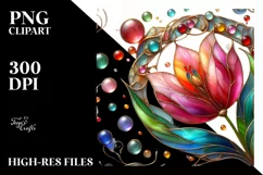 Watercolor Luxury Flower Splash Clipart Product Image 1