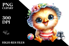 Beach Baby Chicken PNG Product Image 2
