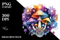 Vibrant Magical Celestial Mushroom Tarot Product Image 2