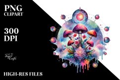 Vibrant Magical Celestial Mushroom Tarot Product Image 2