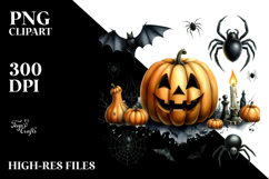 Simple Halloween Spider, Transparent PNG Product Image 2