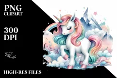 Outdoor Mountain Unicorn PNG Product Image 3