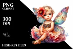 Colorful Charleston Dancer Fairy PNG Product Image 3