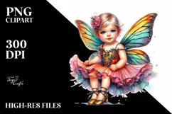 Colorful Charleston Dancer Fairy PNG Product Image 3
