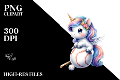 Cute Baby Unicorn Baseball by Product Image 2