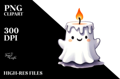 Cute Funny Halloween Clipart, Transparent PNG Product Image 2